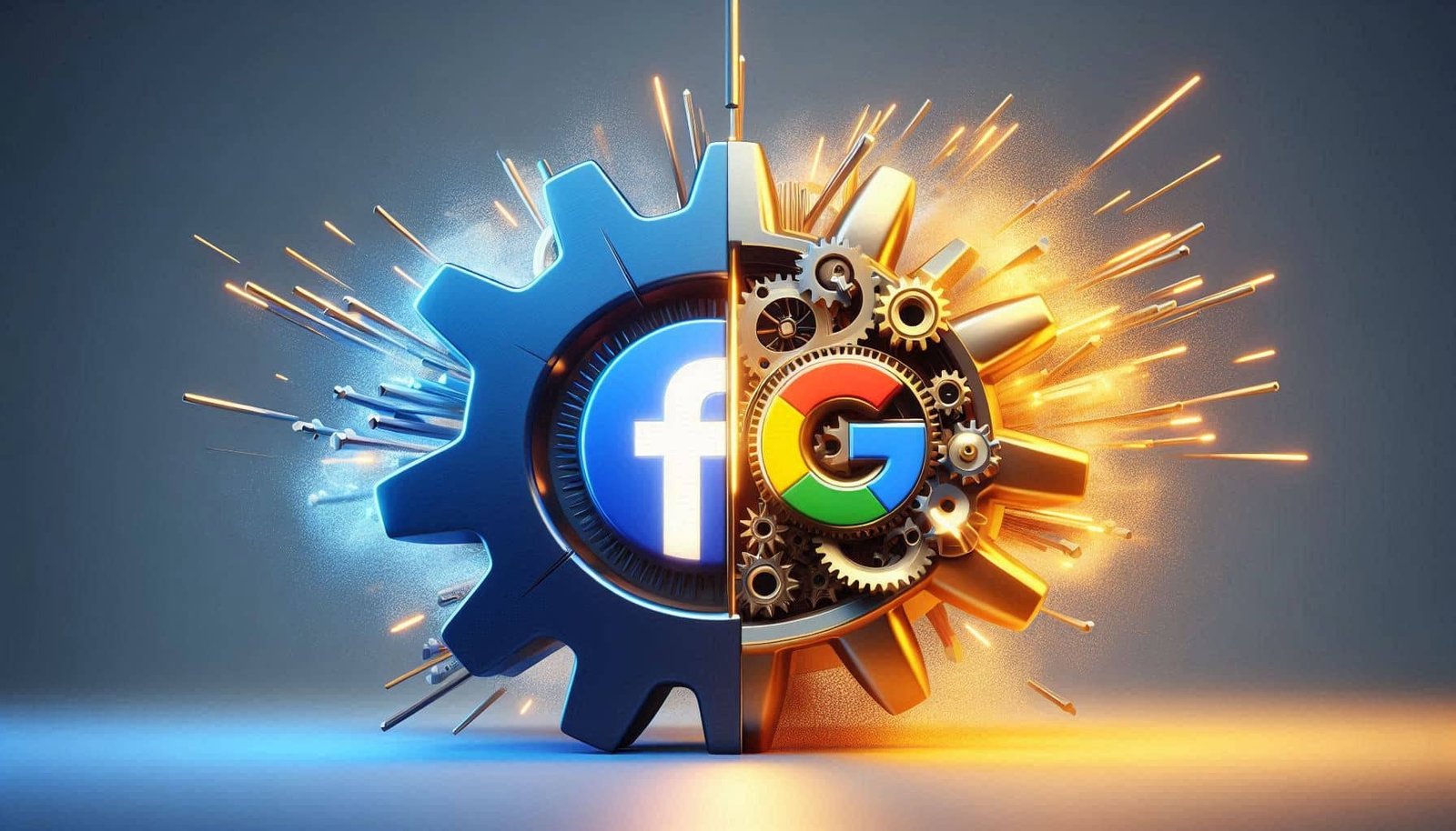 Google Ads vs Facebook Ads Split Comparison